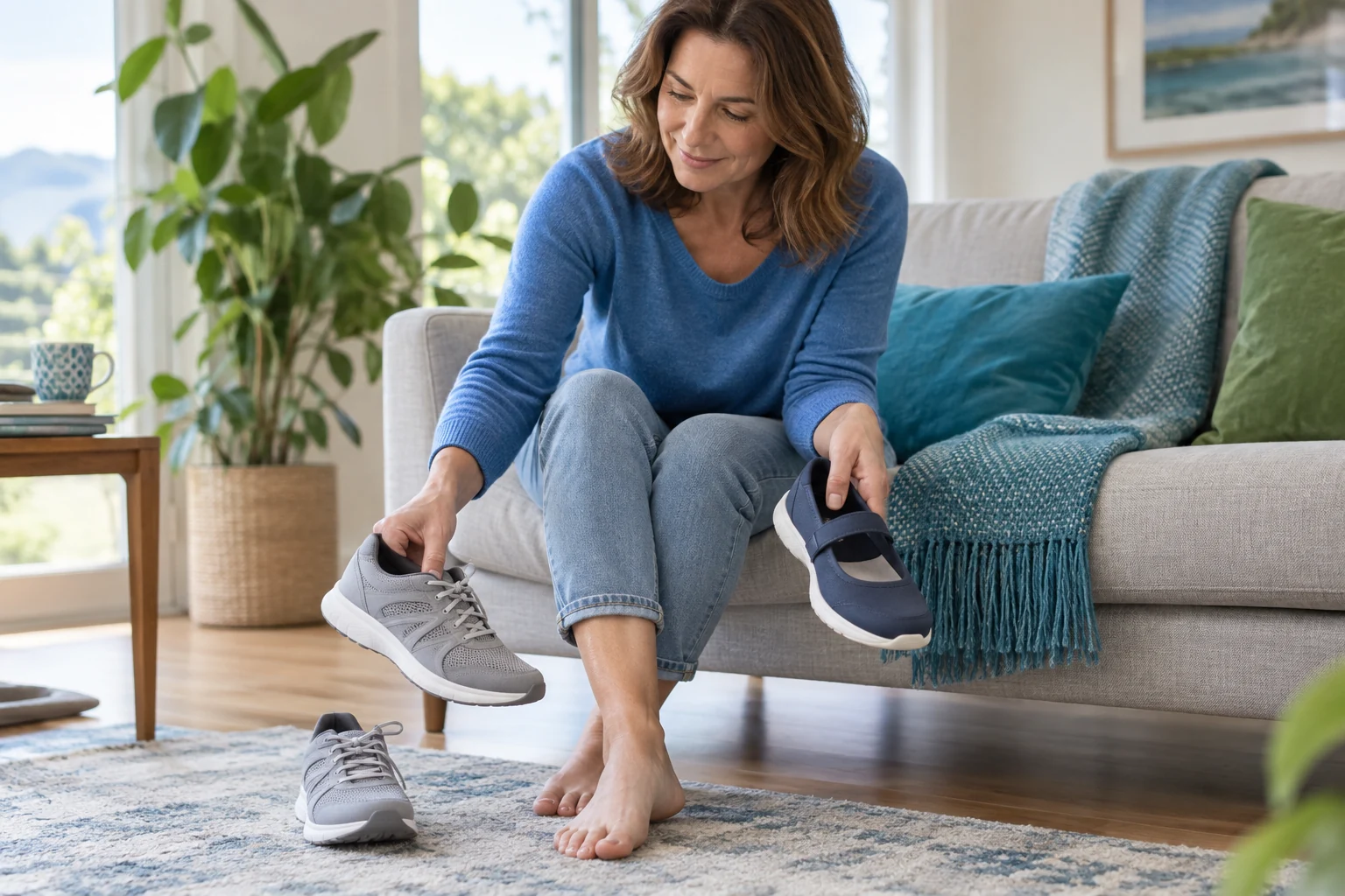 Illustrative foot-care detail